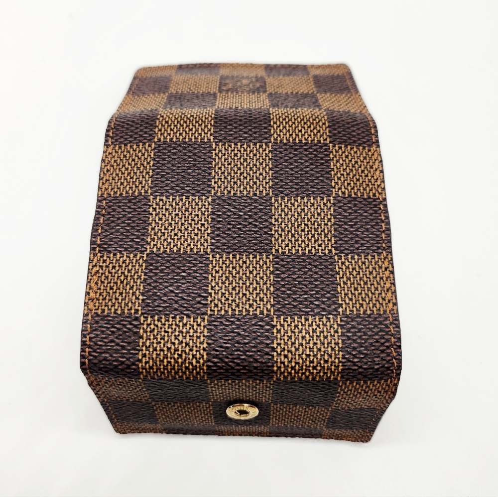 Louis Vuitton Damier Ebene Trifold Cufflink  Case - Picture 4 of 9